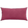 Coussins de canapé 2 pcs Bordeaux 80 x 40 cm 521564521564