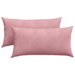 Coussins de canapé 2 pcs Rose 80 x 40 cm 521565521565