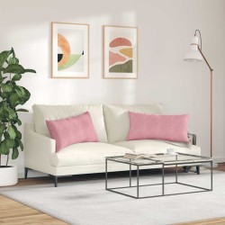 Coussins de canapé 2 pcs Rose 80 x 40 cm 521565521565