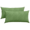 Coussins de canapé 2 pcs Vert clair 80 x 40 cm 521566521566