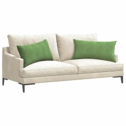 Coussins de canapé 2 pcs Vert clair 80 x 40 cm 521566521566