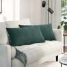 Coussins de canapé 2 pcs Vert foncé 80 x 40 cm 521567521567