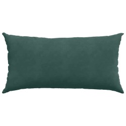 Coussins de canapé 2 pcs Vert foncé 80 x 40 cm 521567521567