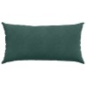 Coussins de canapé 2 pcs Vert foncé 80 x 40 cm 521567521567