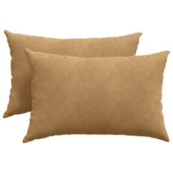 Coussins de canapé 2 pcs Marron 60 x 40 cm 521616521616