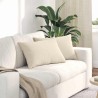 Coussins de canapé 2 pcs Beige 60 x 40 cm tissu 521617521617