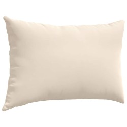 Coussins de canapé 2 pcs Beige 60 x 40 cm tissu 521617521617