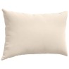 Coussins de canapé 2 pcs Beige 60 x 40 cm tissu 521617521617