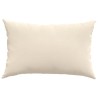 Coussins de canapé 2 pcs Beige 60 x 40 cm tissu 521617521617