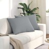 Coussins de canapé 2 pcs Gris clair 70 x 50 cm tissu 521619521619
