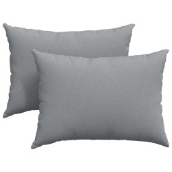 Coussins de canapé 2 pcs Gris clair 70 x 50 cm tissu 521619521619