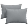 Coussins de canapé 2 pcs Gris clair 70 x 50 cm tissu 521619521619