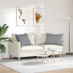 Coussins de canapé 2 pcs Gris clair 70 x 50 cm tissu 521619521619