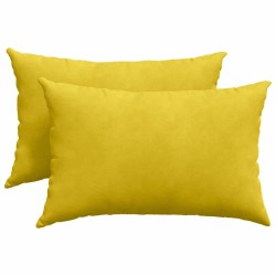 Coussins de canapé 2 pcs Jaune 60 x 40 cm 521620521620