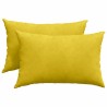 Coussins de canapé 2 pcs Jaune 60 x 40 cm 521620521620