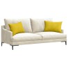 Coussins de canapé 2 pcs Jaune 60 x 40 cm 521620521620