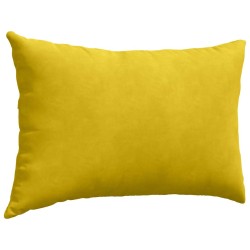 Coussins de canapé 2 pcs Jaune 60 x 40 cm 521620521620