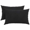 Coussins de canapé 2 pcs Noir 60 x 40 cm 521621521621