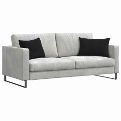 Coussins de canapé 2 pcs Noir 60 x 40 cm 521621521621