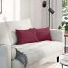 Coussins de canapé 2 pcs Bordeaux 50 x 30 cm tissu 521624521624