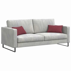 Coussins de canapé 2 pcs Bordeaux 50 x 30 cm tissu 521624521624