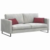Coussins de canapé 2 pcs Bordeaux 50 x 30 cm tissu 521624521624
