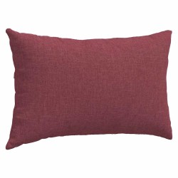 Coussins de canapé 2 pcs Bordeaux 50 x 30 cm tissu 521624521624