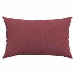 Coussins de canapé 2 pcs Bordeaux 50 x 30 cm tissu 521624521624