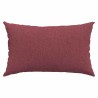Coussins de canapé 2 pcs Bordeaux 50 x 30 cm tissu 521624521624