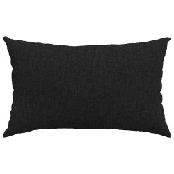 Coussins de canapé 2 pcs Noir 50 x 30 cm tissu 521625521625