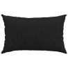 Coussins de canapé 2 pcs Noir 50 x 30 cm tissu 521625521625