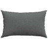 Coussins de canapé 2 pcs Gris foncé 50 x 30 cm tissu 521626521626