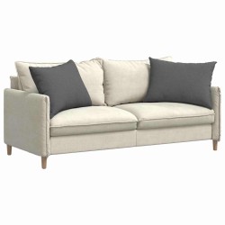 Coussins de canapé 2 pcs Gris foncé 70 x 50 cm tissu 521627521627