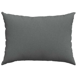 Coussins de canapé 2 pcs Gris foncé 70 x 50 cm tissu 521627521627