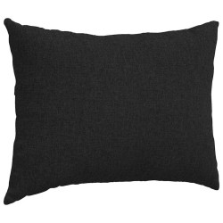 Coussins de canapé 2 pcs Noir 70 x 50 cm tissu 521628521628