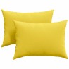 Coussins de canapé 2 pcs Jaune clair 70 x 50 cm tissu 521629521629