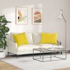 Coussins de canapé 2 pcs Jaune clair 70 x 50 cm tissu 521629521629