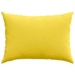 Coussins de canapé 2 pcs Jaune clair 70 x 50 cm tissu 521629521629