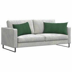 Coussins de canapé 2 pcs Vert foncé 80 x 40 cm 521630521630