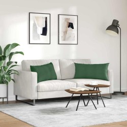 Coussins de canapé 2 pcs Vert foncé 80 x 40 cm 521630521630