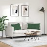 Coussins de canapé 2 pcs Vert foncé 80 x 40 cm 521630521630