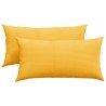 Coussins de canapé 2 pcs Jaune clair 80 x 40 cm 521631521631
