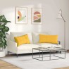 Coussins de canapé 2 pcs Jaune clair 80 x 40 cm 521631521631