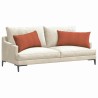Coussins de canapé 2 pcs Rouge orange 80 x 40 cm 521632521632