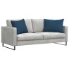 Coussins de canapé 2 pcs Bleu 70 x 50 cm tissu 521633521633