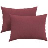 Coussins de canapé 2 pcs Bordeaux 70 x 50 cm tissu 521634521634