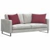 Coussins de canapé 2 pcs Bordeaux 70 x 50 cm tissu 521634521634