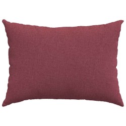 Coussins de canapé 2 pcs Bordeaux 70 x 50 cm tissu 521634521634