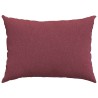 Coussins de canapé 2 pcs Bordeaux 70 x 50 cm tissu 521634521634