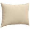 Coussins de canapé 2 pcs Crème 70 x 50 cm tissu 521635521635